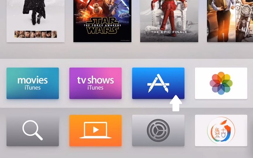 встановити додаток на Apple TV